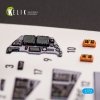 Kelik K72047 JASDF F-2B Fighter  interior 3D decals for FineMolds kit (1/72)